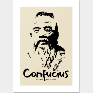 Confucius Chinese ancient philosopher and politician Posters and Art